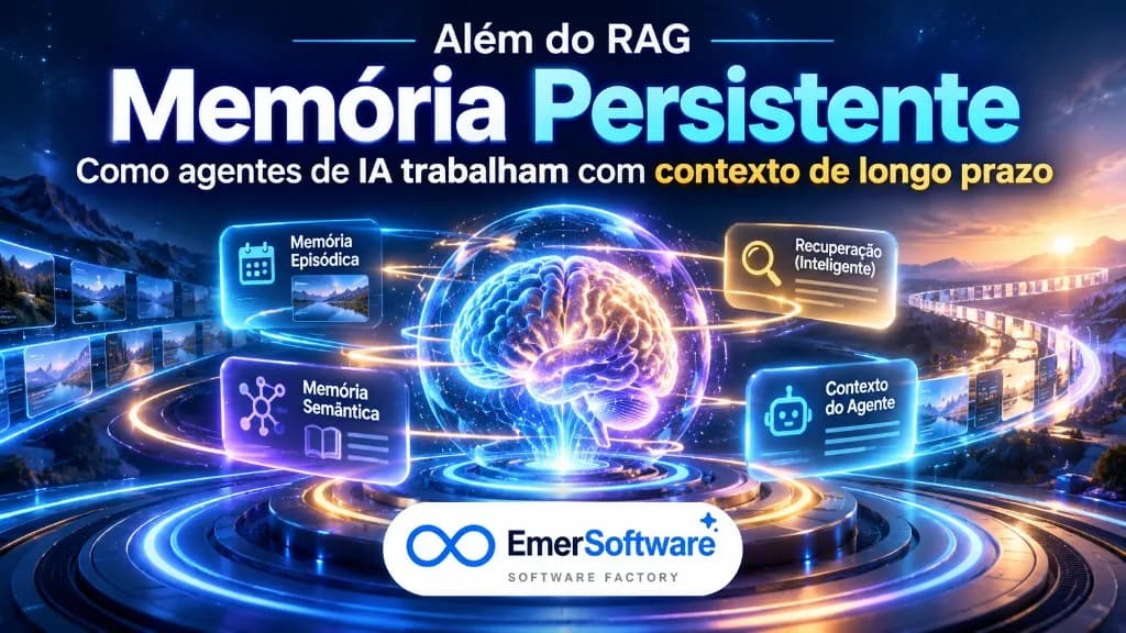 Além do RAG: memória persistente para agentes de IA com camadas episódica, semântica, recuperação inteligente e contexto de longo prazo